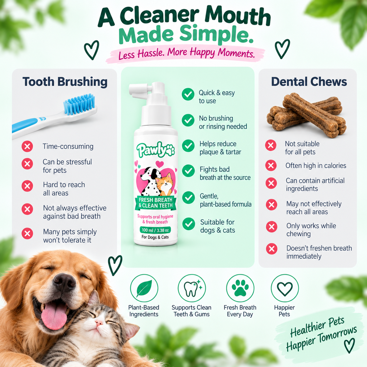 Pawly Fresh Breath - Teeth Cleaner